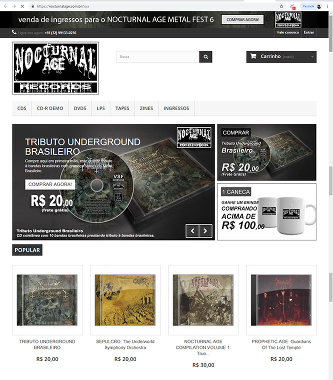 NOCTURNAL AGE Records